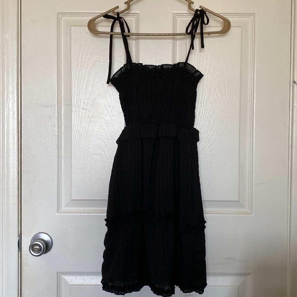 black dress